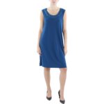 R&M Richards Womens Blue Glitter Knee-Length Formal Two Piece Dress S BHFO 8208