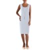 R&M Richards Womens Jersey Sleeveless Office Sheath Dress BHFO 2248