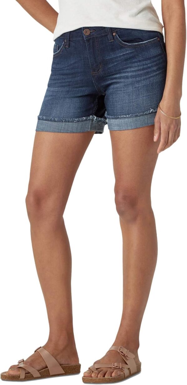 Riders by Lee Indigo Women's Modern Collection Denim Ex-boyfriend 5Rolled Cuff Short