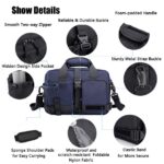 Sovegavy Nylon Messenger Bag Men Medium Crossbody Bag and Shoulder Bag for Travel School