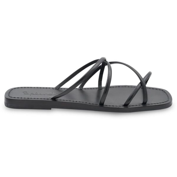 Splendid Womens Frankie Leather Criss-Cross Slide Sandals Shoes BHFO 5363