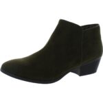 Style & Co. Womens Wileyy Faux Suede Zipper Ankle Booties Shoes BHFO 9868