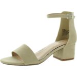 Sugar Womens Noelle Beige Heel Sandals Shoes 7 Medium (B,M) BHFO 5859