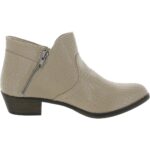 Sun + Stone Womens Abby Beige Zip Up Ankle Boots Shoes 8 Medium (B,M) BHFO 8976