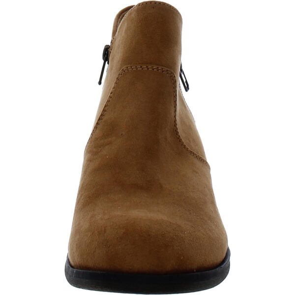 Sun + Stone Womens Abby Tan Faux Suede Booties Shoes 7 Wide (C,D,W) BHFO 9103