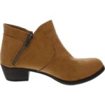 Sun + Stone Womens Abby Tan Faux Suede Booties Shoes 7.5 Medium (B,M) BHFO 0950