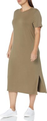 The Drop Women's Cora T-Shirt Midi Dress