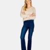 Time and Tru Women's High Rise Cargo Flare Jean, 30", 32", 34" Inseams, Sizes 2-20