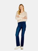 Time and Tru Women's High Rise Cargo Flare Jean, 30", 32", 34" Inseams, Sizes 2-20