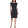 Tommy Hilfiger Womens Quilted Jacquard Wear To Work Dress BHFO 2372