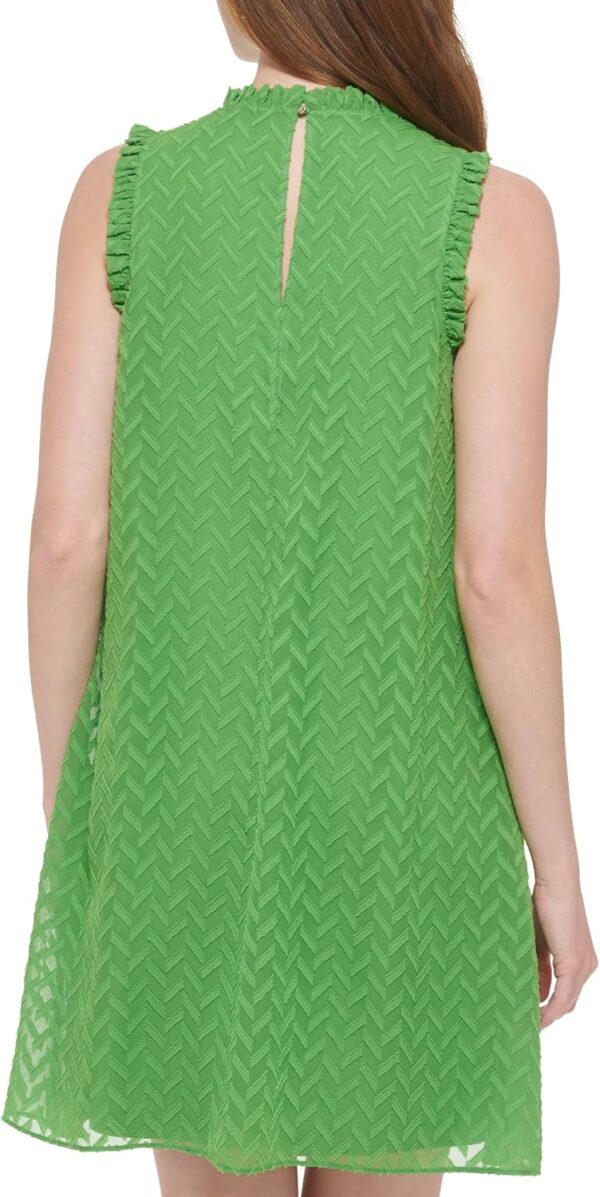 Tommy Hilfiger Women's Sleeveless Knee-length Trapeze Chiffon