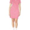 Tommy Hilfiger Women's V-neck Ribbed Mini Dress