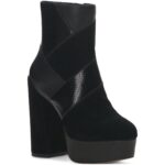 Vince Camuto Womens Gilisama Black Ankle Boots Shoes 8.5 Medium (B,M) BHFO 1115