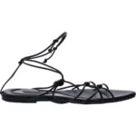 Vince Womens Kenna Leather Pointed Toe Flats Ankle Strap Shoes BHFO 9899