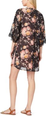 WallFlower Women's Sleeveless Swing Dress & Printed Kimono Set