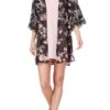 WallFlower Women's Sleeveless Swing Dress & Printed Kimono Set