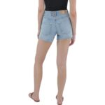 We The Free Womens Blue Mid Rise Raw Hem Denim Cutoff Shorts 24 BHFO 7379