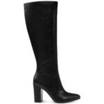 Wild Pair Womens Daytonaa Zipper Pointed Toe Knee-High Boots Shoes BHFO 6094