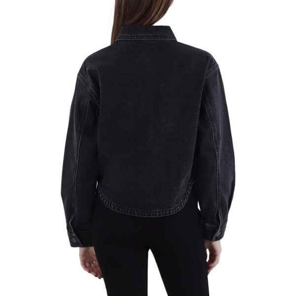 Z Supply Womens Black Short Casual Denim Denim Jacket Coat L BHFO 9651