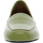 Array Womens Freedom Green Leather Loafers Shoes 7.5 Super Slim (SS) BHFO 8403