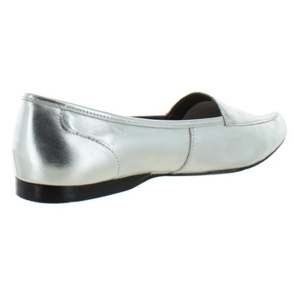 Array Womens Freedom Silver Leather Loafers Shoes 11 Super Slim (SS) BHFO 2509