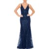 Blondie Nites Womens Sequined Glitter Prom Evening Dress Juniors BHFO 7726