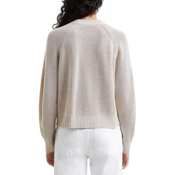 French Connection Womens Ivory Embellished Pullover Sweater Top L BHFO 1343