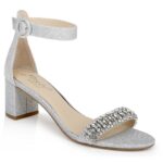 Jewel Badgley Mischka Womens JAMES Almond toe Dressy Block Heels Shoes BHFO 9063