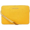 Michael Kors Large Jet Set Saffiano Leather Crossbody Satchel - Marigold