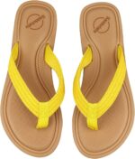 Saidoteto Women's Flip Flops Flat Sandal Casual Summer Thongs Comfort Slip-on Sandal Beach Wear