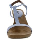 Style & Co. Womens Mulan Blue Wedge Sandals Shoes 10 Medium (B,M) BHFO 3632