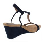 Style & Co. Womens Mulan Navy Wedge Sandals Shoes 9.5 Wide (C,D,W) BHFO 8090