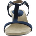 Style & Co. Womens Mulan Navy Wedge Sandals Shoes 9.5 Wide (C,D,W) BHFO 8090