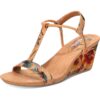 Style & Co. Womens Mulan Tan Cork Wedge Sandals Shoes 9.5 Medium (B,M) BHFO 0064