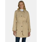 Time and Tru Women's and Women's Plus Trench Coat, Sizes XS-3X