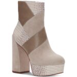 Vince Camuto Womens Gilisama Beige Ankle Boots Shoes 11 Medium (B,M) BHFO 3435