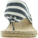 White Mountain Womens Beachball Navy Wedge Sandals 8 Medium (B,M) BHFO 2506