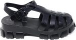 Wild Diva Women's Caged Chunky Heel Caged Jelly Sandals Paree-01