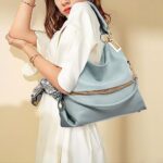 Dasein Purses for Women Vegan Leather Handbags Rhinestones Hobo Bags Tote Purse Shoulder Bag Ladies Handbag