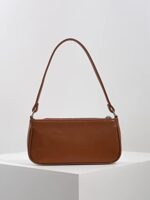 NIUEIMEE ZHOU Shoulder Bag for Women Retro Vegan Leather Classic Clutch Tote HandBags Purses with Zipper Closure