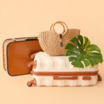 Luggage packed for vacation