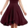 a line Ruched Chiffon Short Bridesmaid Dresses Natural Waist Women's Formal Dress