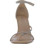 Bar III Womens Blakke 3 Rhinestone Ankle Strap Heels