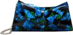 Betsey Johnson Bow Flap Convertible Bag, Blue Floral