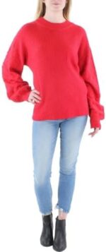 CeCe Long Sleeve Pullover Sweater with Bobble Sleeve