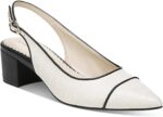 Charter Club Womens Bryann Block Heel Slingback Heels