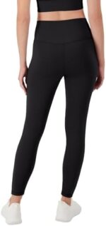 Hanes Women's Moves 7/8, Soft Moisture-Wicking Leggings with Internal Pocket, 25"