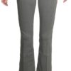 J Brand Womens Selena Cropped Mid-Rise Bootcut Jeans Gray 24