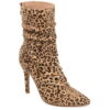 Journee Womens Markie Back Heel Zip Stiletto Booties, Widths Available