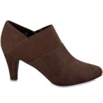 LONDON FOG Womens Bobbie Heel Ankle Booties